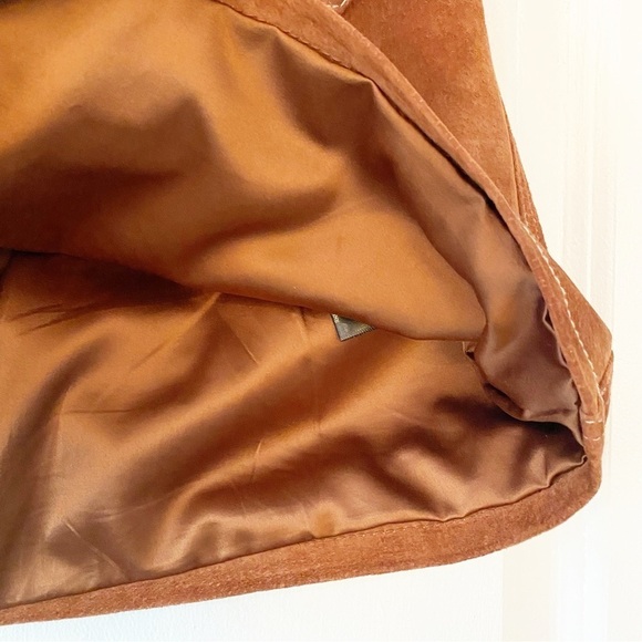 BLANK NYC Brown Suede Patch Pocket Mini Skirt Size 25 - Picture 8 of 10